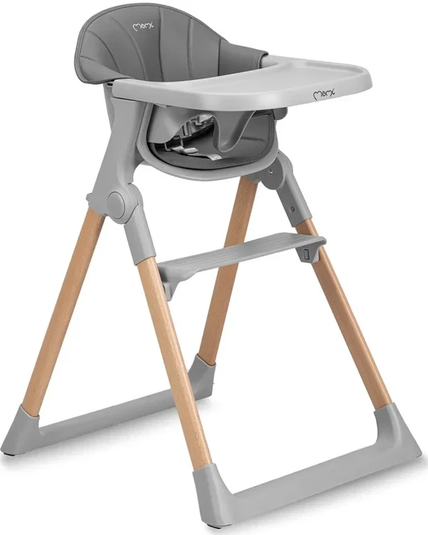 Стільчик для годування MoMi KALA grey